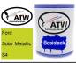 Preview: Ford, Solar Metallic, S4: 1L Lackdose, von ATW Autoteile West.